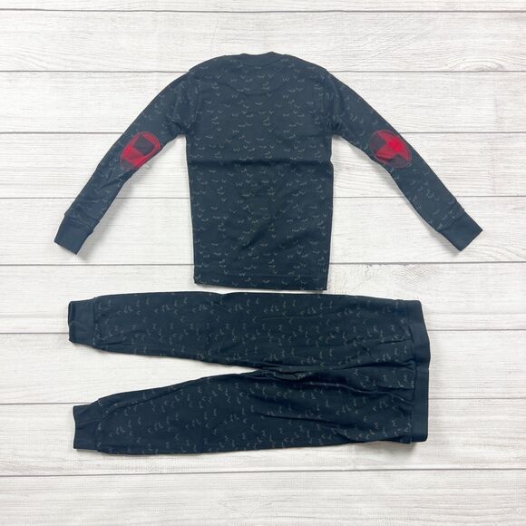 Lazy One Bear Plaid Patch Pajamas - Picture 4 of 4